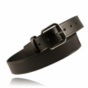 BOSTON Black Leather Belt